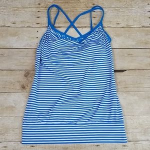 Lucy Striped Athletic Tank